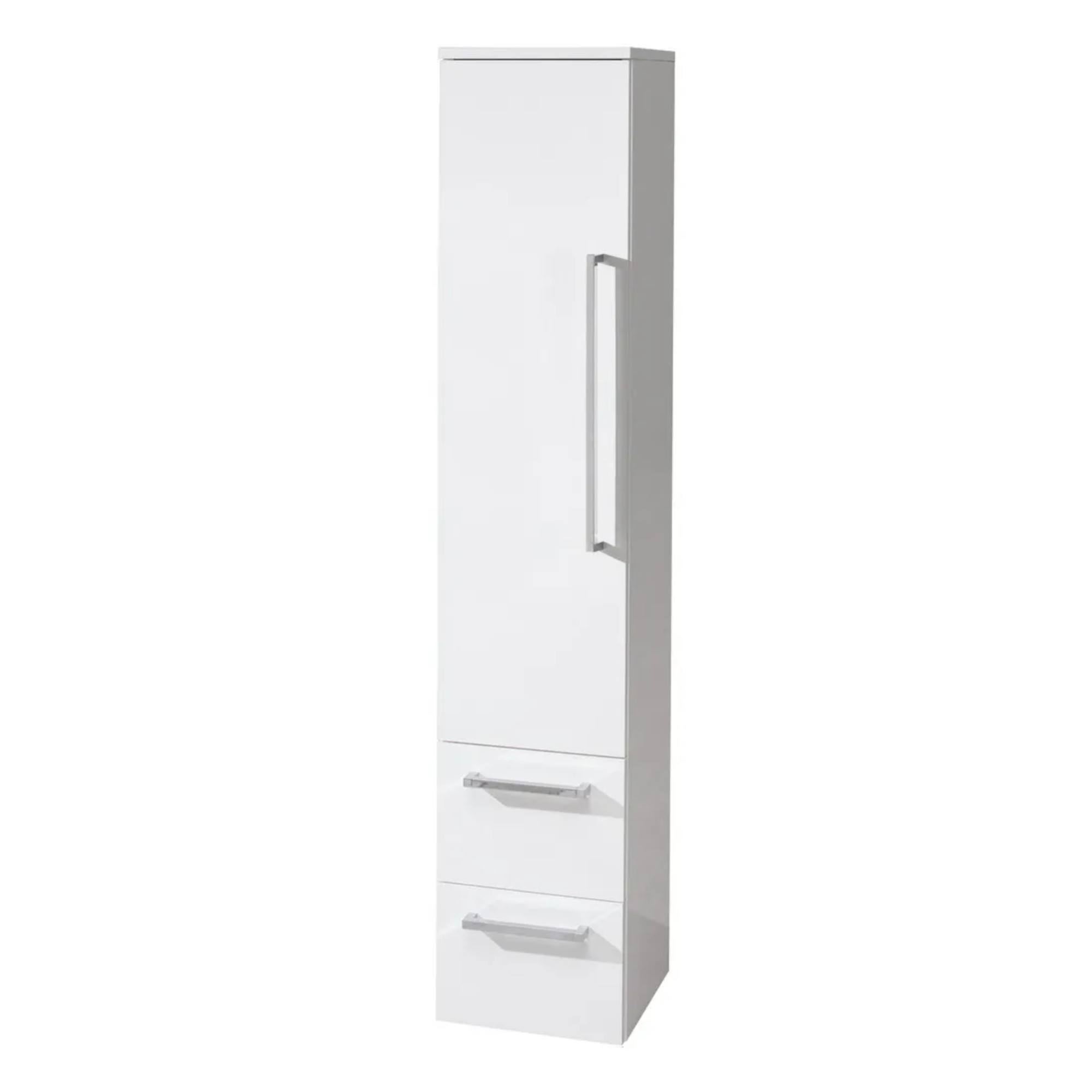 Skříňka vysoká levá EBS Pure 330×1 630×330 mm bílá PUREV33BL