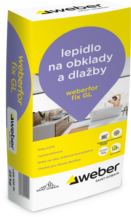 Lepidlo na obklady C2TE weberfor fix GL weber