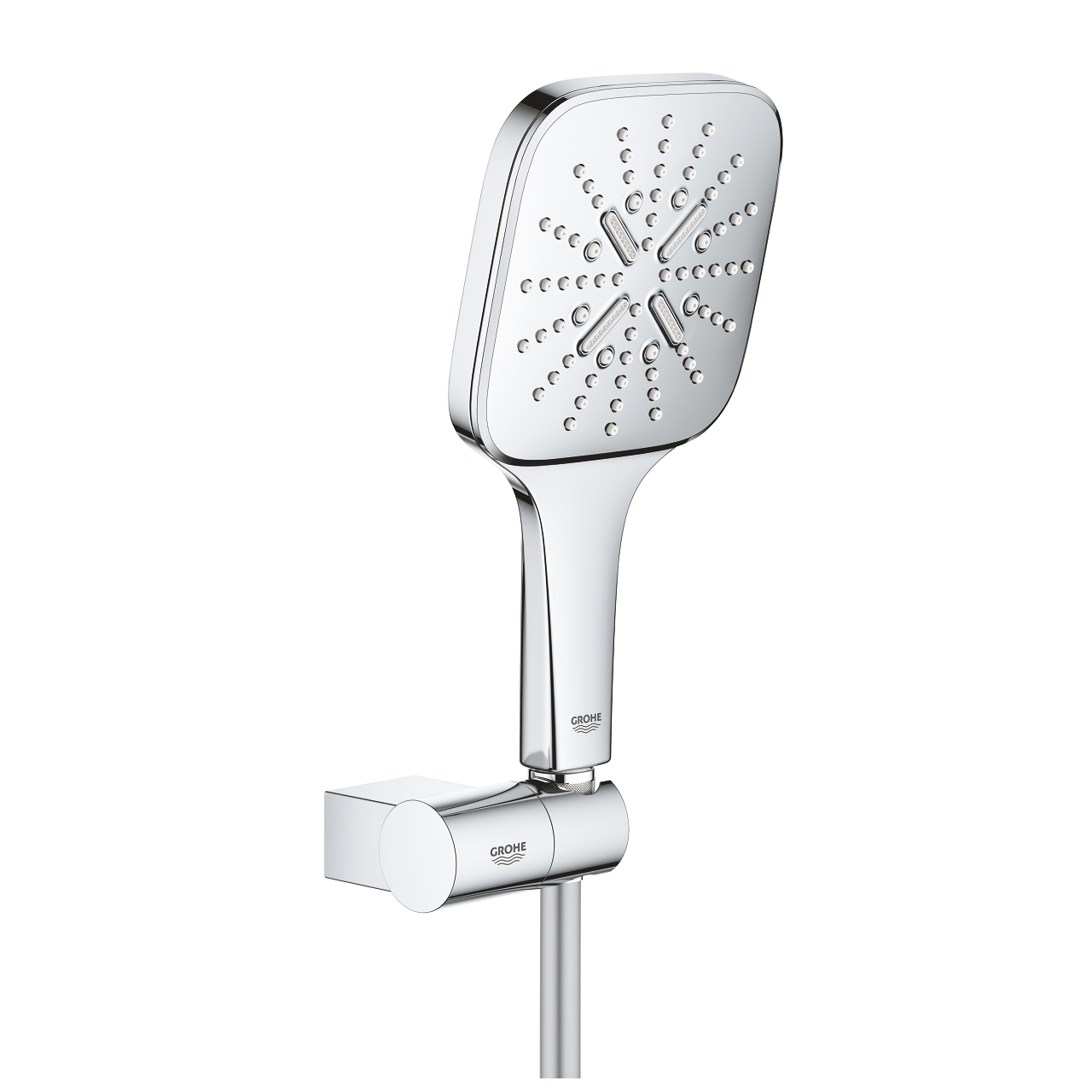 Set ruční sprchy Grohe Rainshower SmartActive 130 Cube 3 proudy chrom 26588000 GROHE