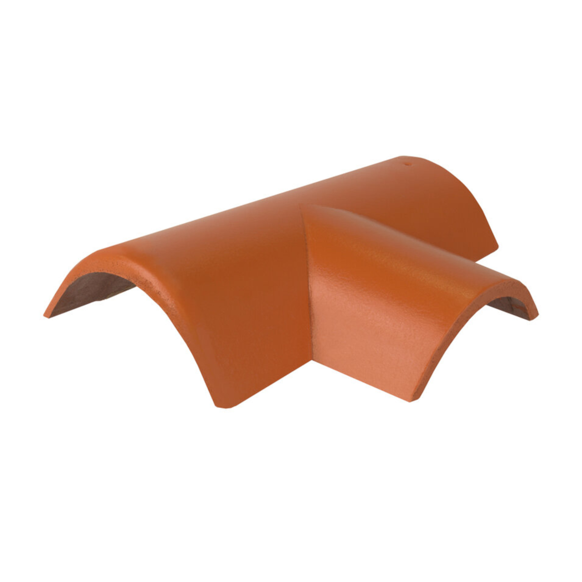 Hřebenáč rozdělovací pravý T220 Bramac Protector se dvěma příchytkami cihlově červená BRAMAC