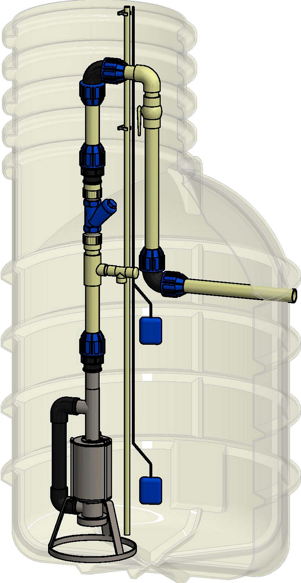 Set bez šachty Pumpa Master set INOX Morava 5-16-J 1