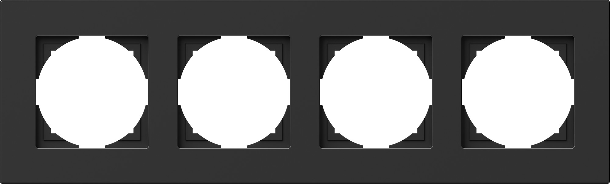 Rámeček TEM Logiq čtyřnásobná černá TEM