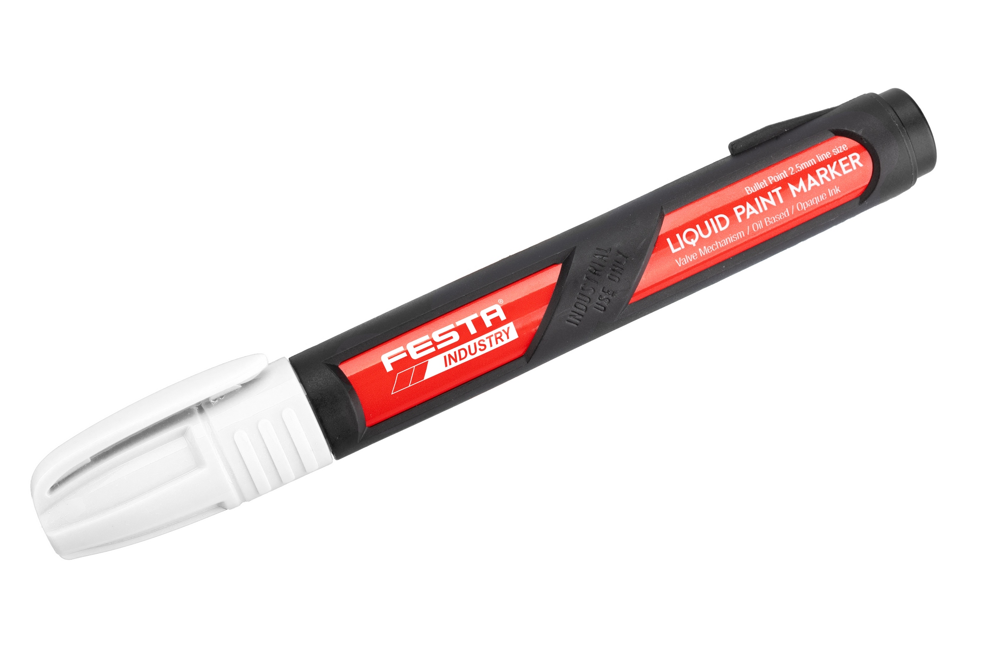 Značkovač permanentní Festa Industry bílý Festa