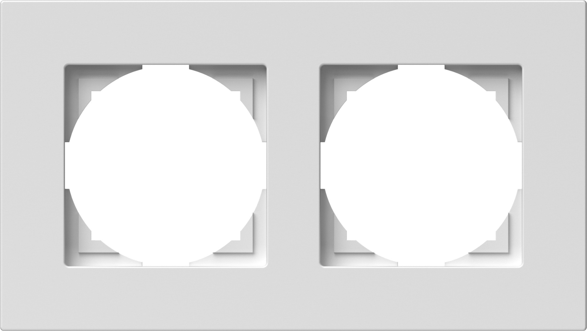 Rámeček TEM Logiq dvojnásobná bílá TEM