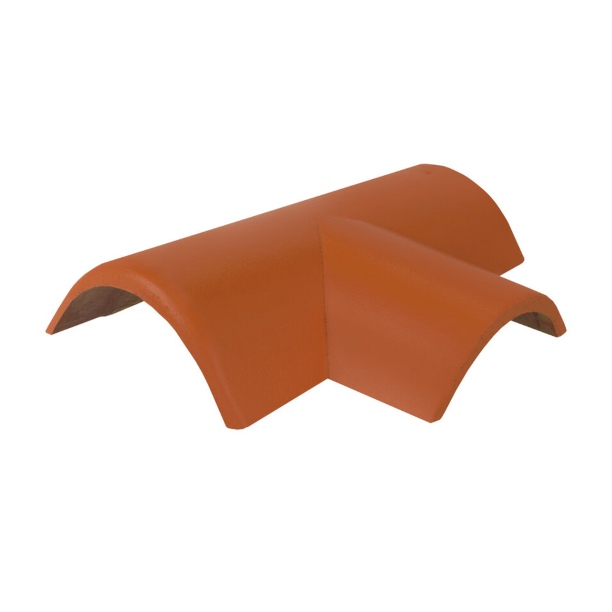 Hřebenáč rozdělovací pravý T250 Bramac Novo s příchytkou cihlově červená BRAMAC