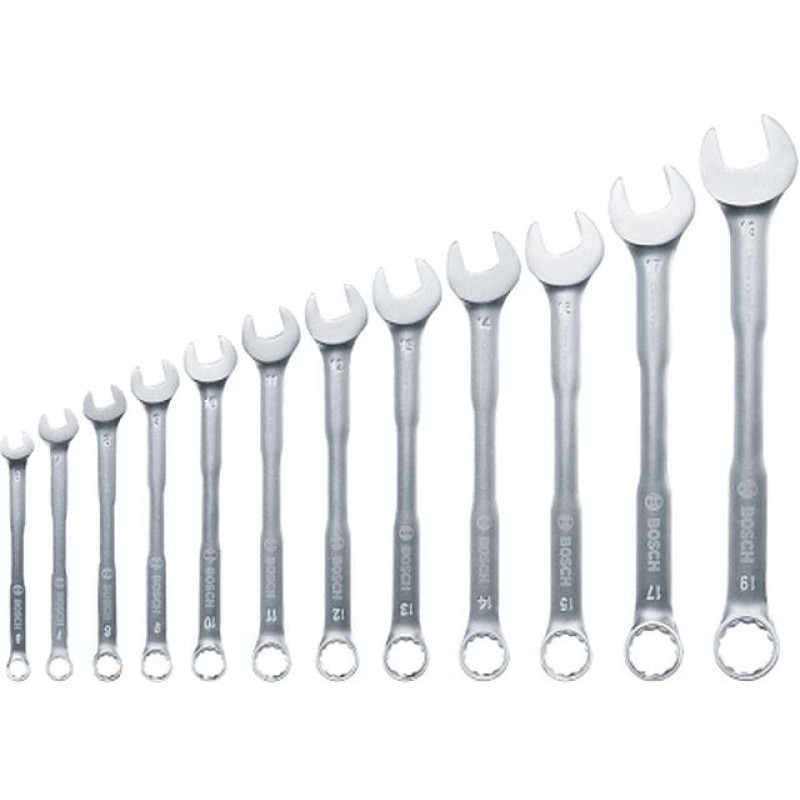 Sada ráčnových/očkoplochých klíčů Bosch 12 ks Bosch