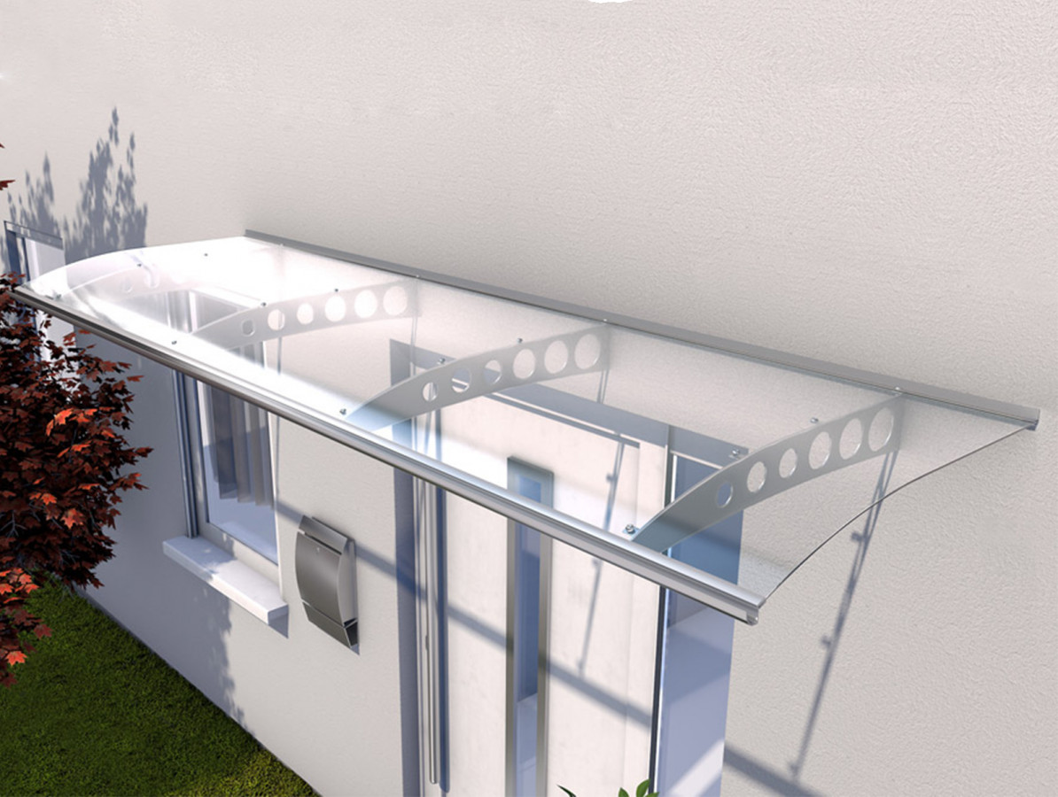 Stříška vchodová Guttavordach PT/ET Kombi čirá 3 000×900 mm GUTTA