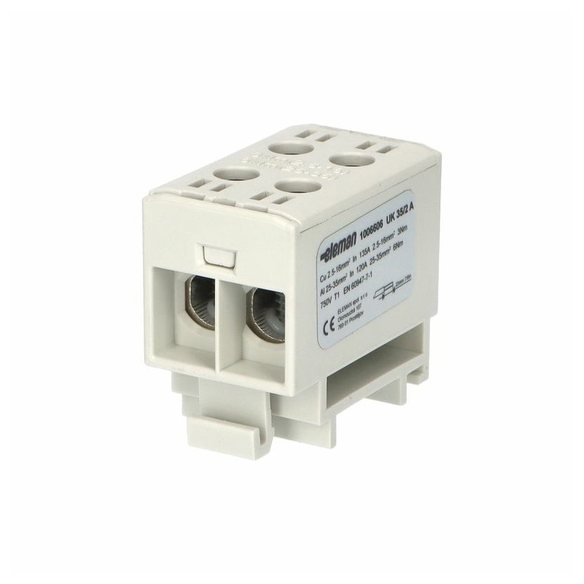 Svorka připojovací univerzální Eleman UK 35/2 A šedá Eleman