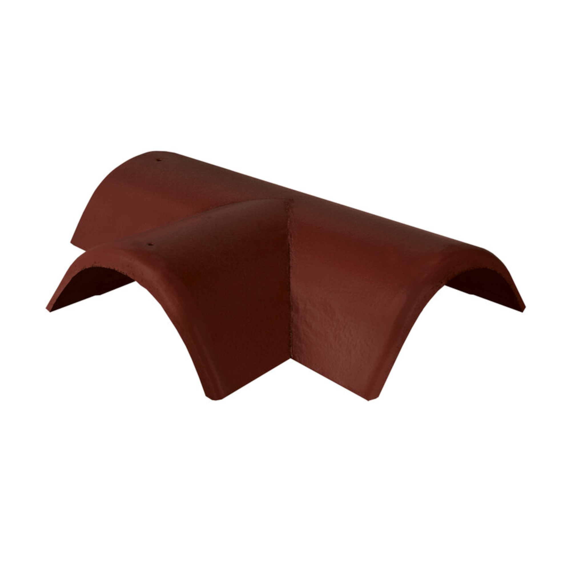 Hřebenáč rozdělovací levý T220 Bramac Novo se dvěma příchytkami červenohnědá BRAMAC