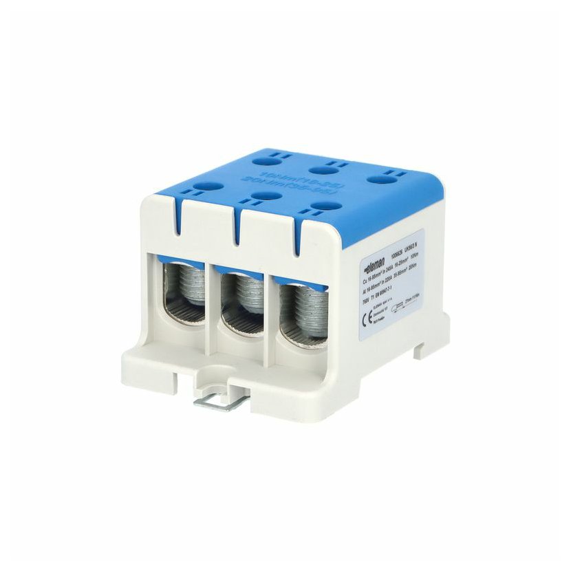 Svorka připojovací univerzální Eleman UK 95/3 N modrá Eleman