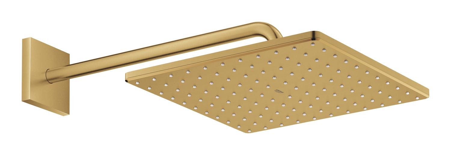 Set hlavové sprchy Grohe Rainshower Mono 310 Cube 1 proud kartáčovaný Cool Sunrise 26564GN0 GROHE