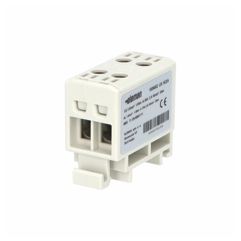 Svorka připojovací univerzální Eleman UK 16/2 A šedá Eleman