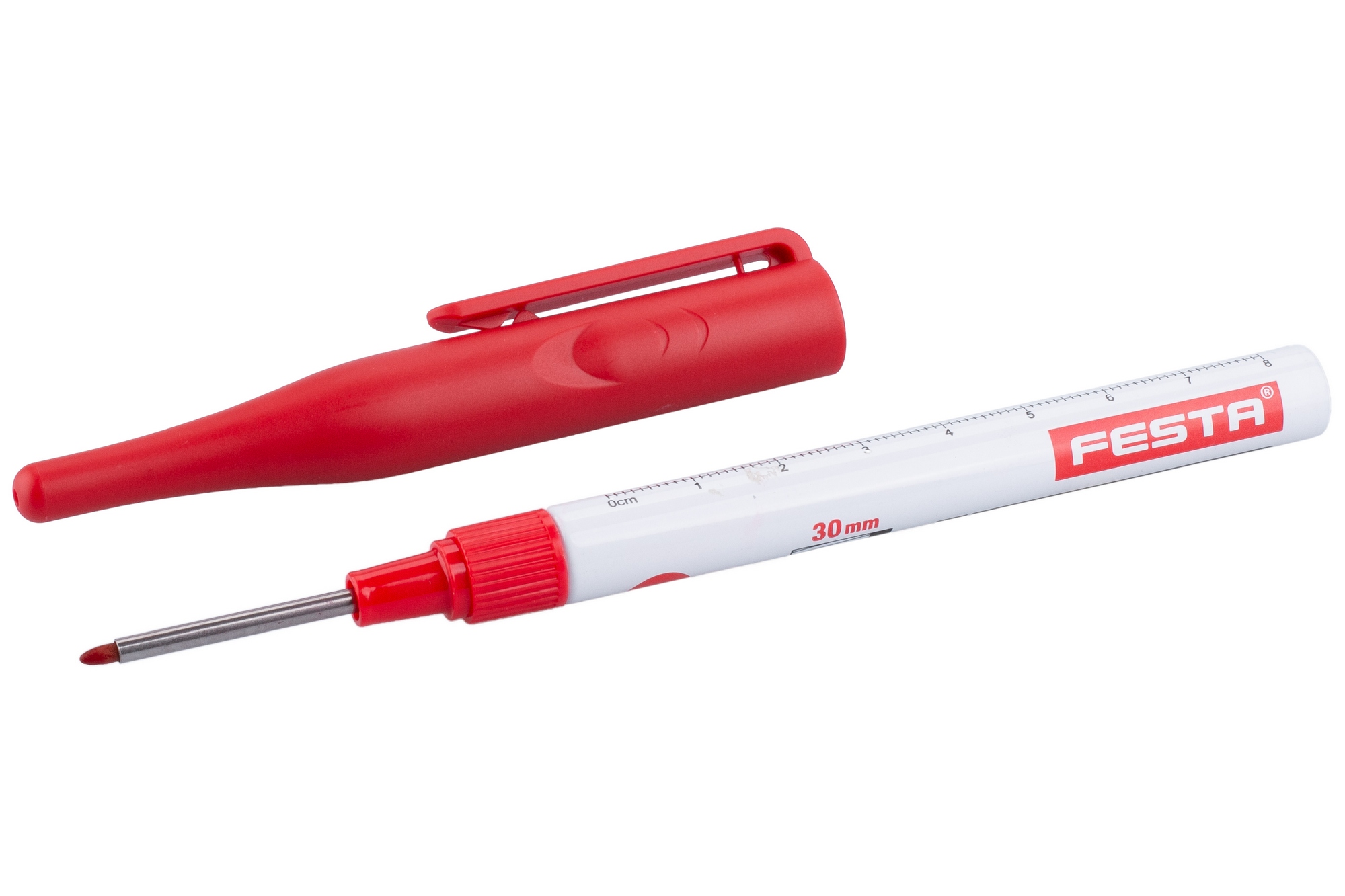 Značkovač hloubkový permanentní Festa červený Festa