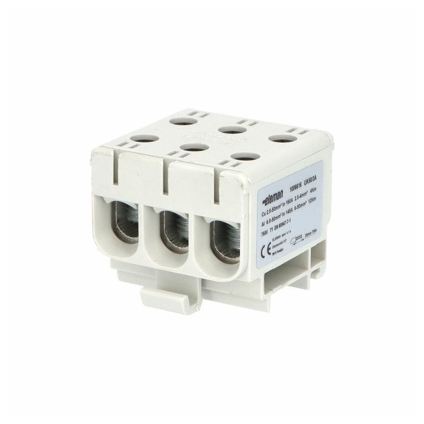 Svorka připojovací univerzální Eleman UK 50/3 A šedá Eleman