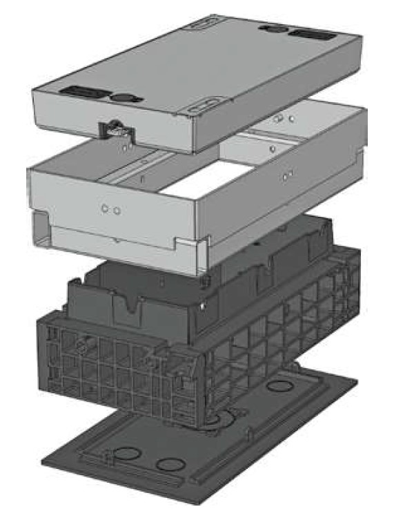 Šachta kabelová Langmatz EK278 poklop D400 betonový Langmatz
