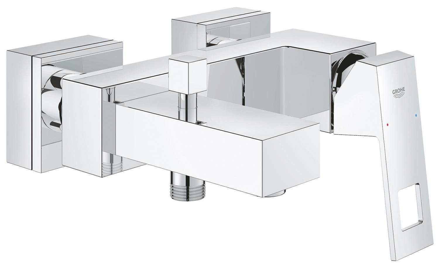 Baterie vanová nástěnná Grohe Eurocube 150 mm chrom s přepínačem 23140000 GROHE