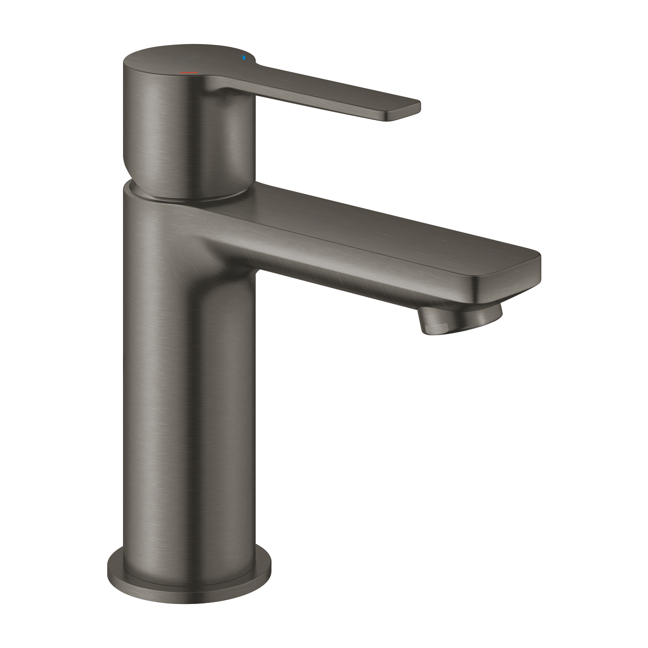 Baterie umyvadlová stojánková Grohe Lineare velikost XS kartáčovaný Hard Graphite 23791AL1 GROHE
