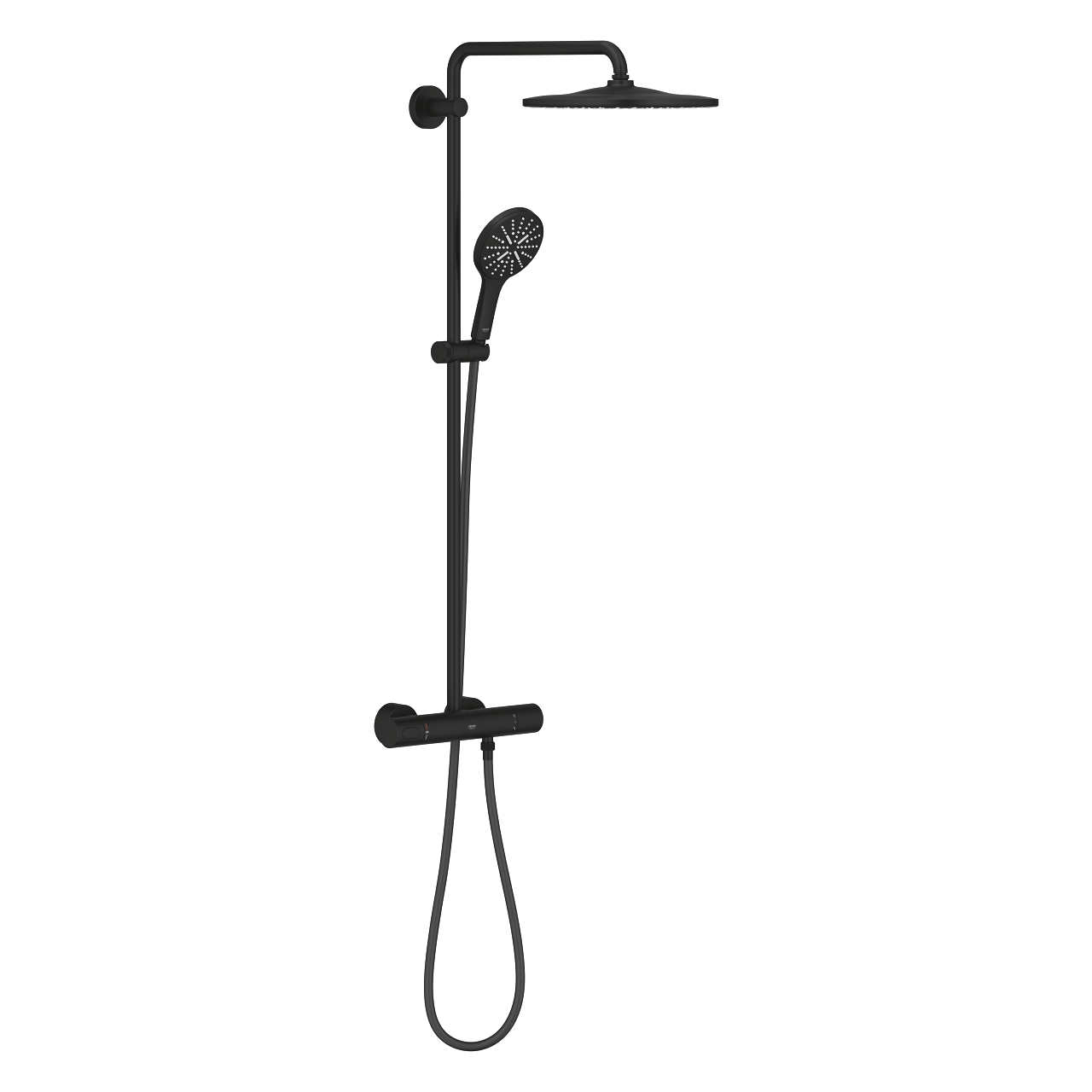 Systém sprchový termostatický Grohe Rainshower SmartActive 310 phantom black 22119KF0 GROHE
