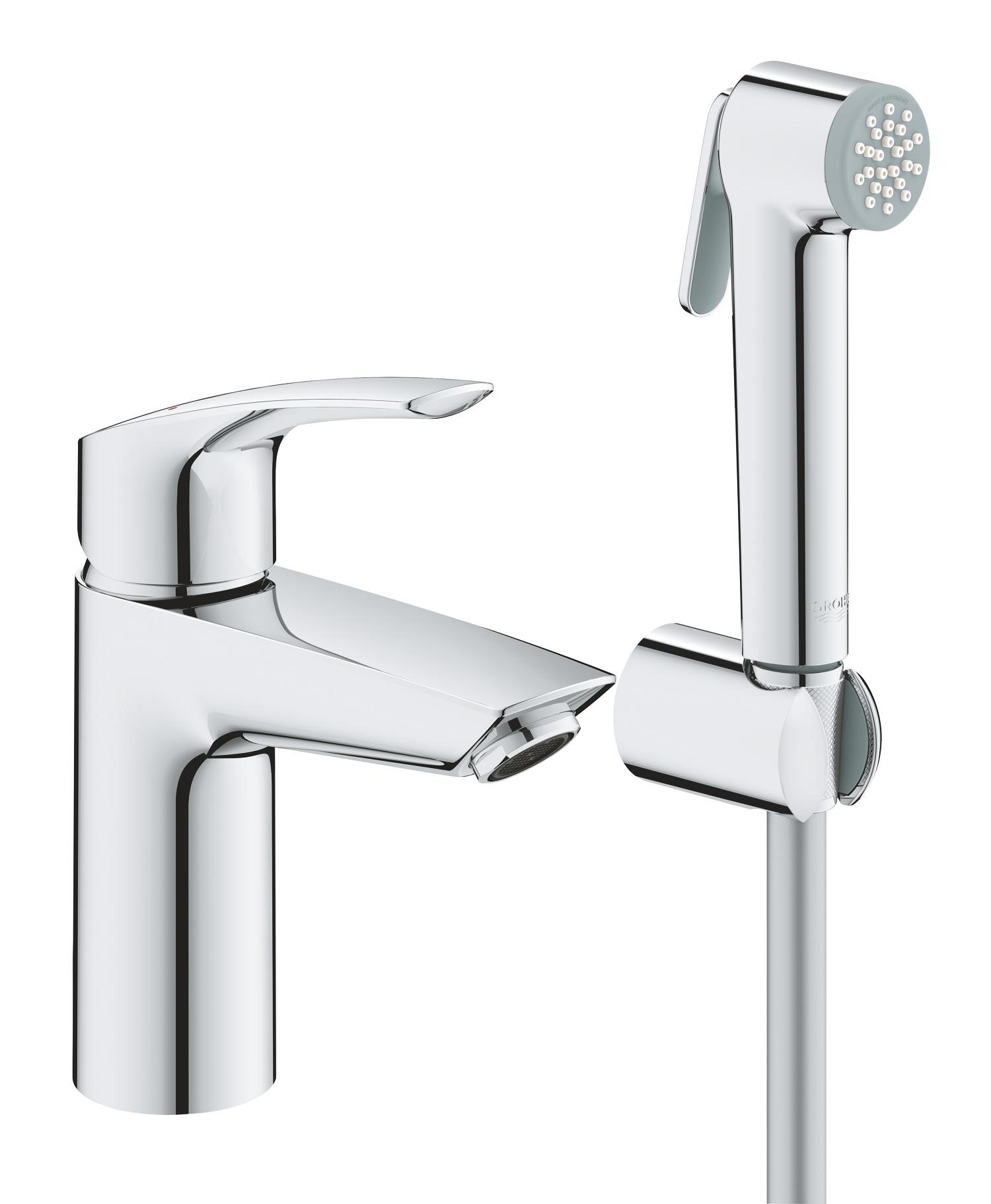 Baterie umyvadlová stojánková Grohe Eurosmart velikost S se sprškou
