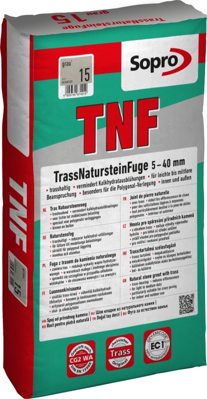 Hmota spárovací Sopro TNF 674 pískově šedá 25 kg Sopro
