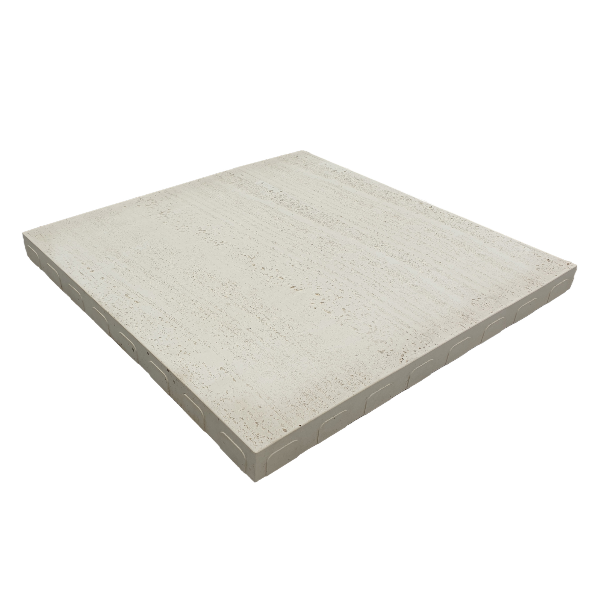Dlažba betonová Presbeton VERTO 5 reliéfní slonovinová 600×600×45 mm PRESBETON