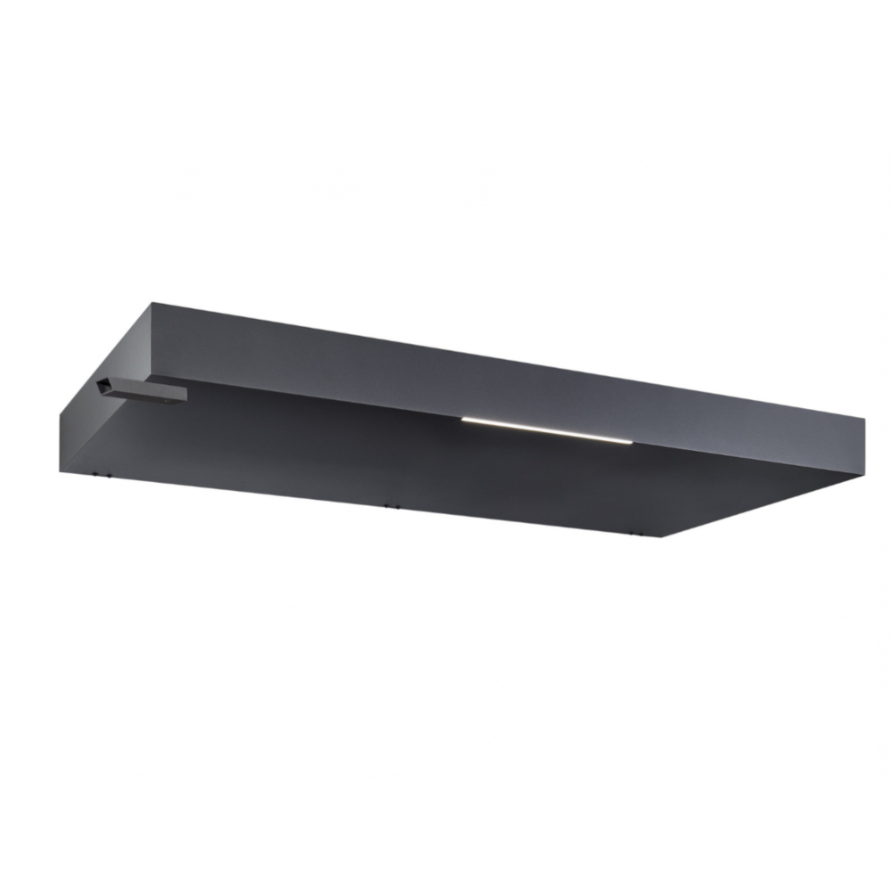 Stříška vchodová Guttavordach BS PLUS-L LED strip antracit 1 600×900 mm GUTTA