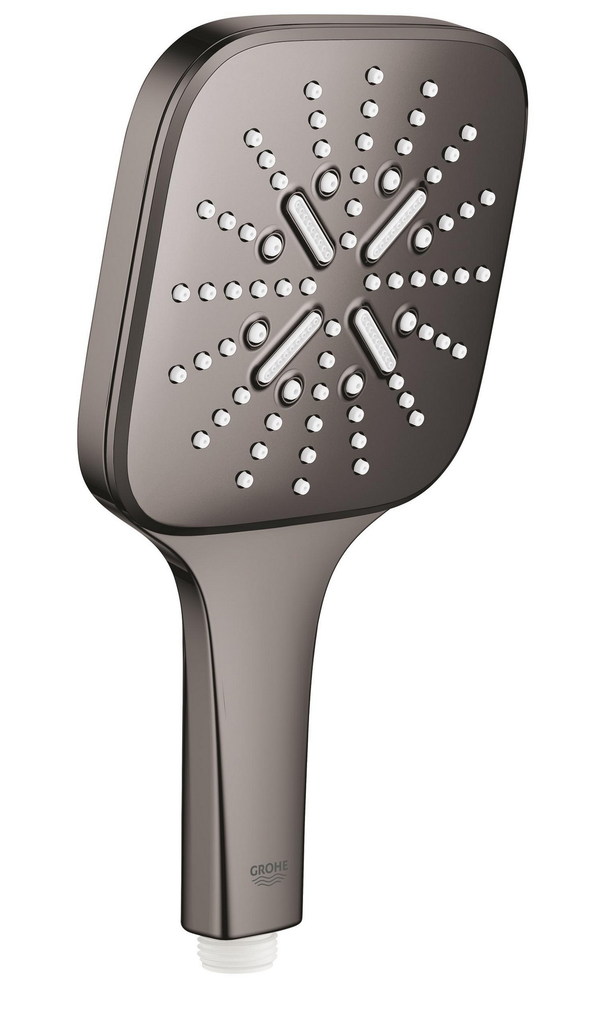 Sprcha ruční Grohe Rainshower SmartActive 130 Cube 3 proudy Hard Graphite 26582A00 GROHE