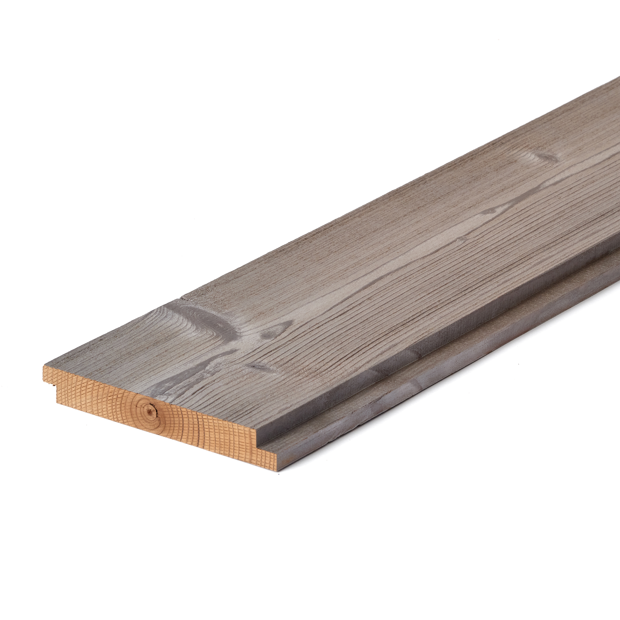 Palubka obkladová kartáčovaná polodrážka Thermowood Luna Arctic Layer smrk 19×142×4 500 mm