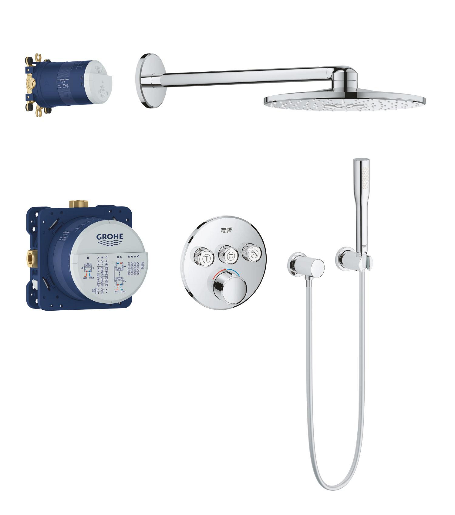 Systém sprchový termostatický Grohe SmartControl s Rainshower 310 SmartActive 34709000 GROHE