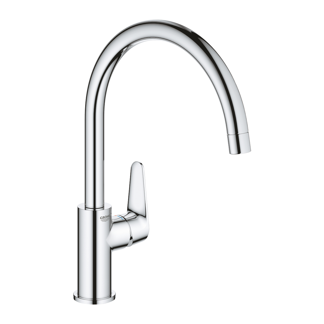 Baterie dřezová stojánková Grohe BauCurve chrom 31536001 GROHE