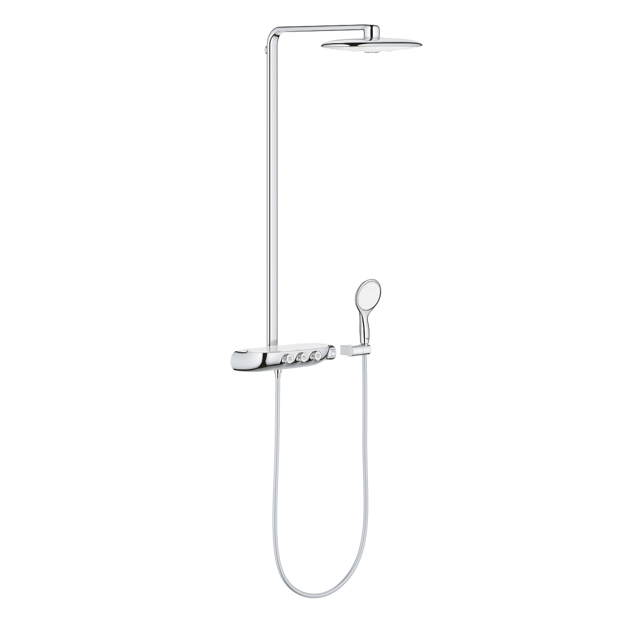 Systém sprchový termostatický Grohe Rainshower System SmartControl Duo 360 měsíční bílá/chrom 26250LS0 GROHE