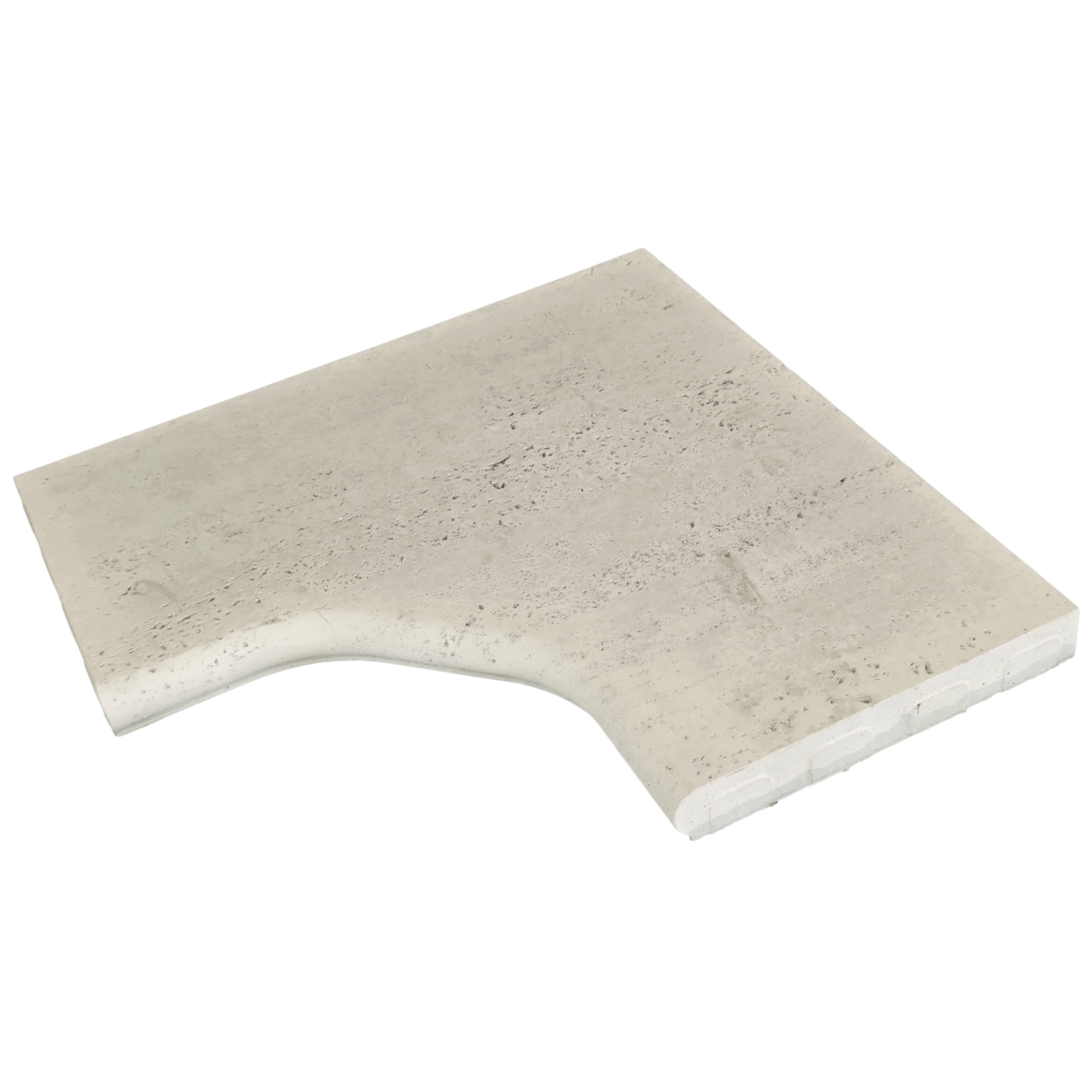 Lem bazénový vnitřní roh R90–160 Presbeton VERTO reliéfní slonovinová 600×600×45 mm PRESBETON