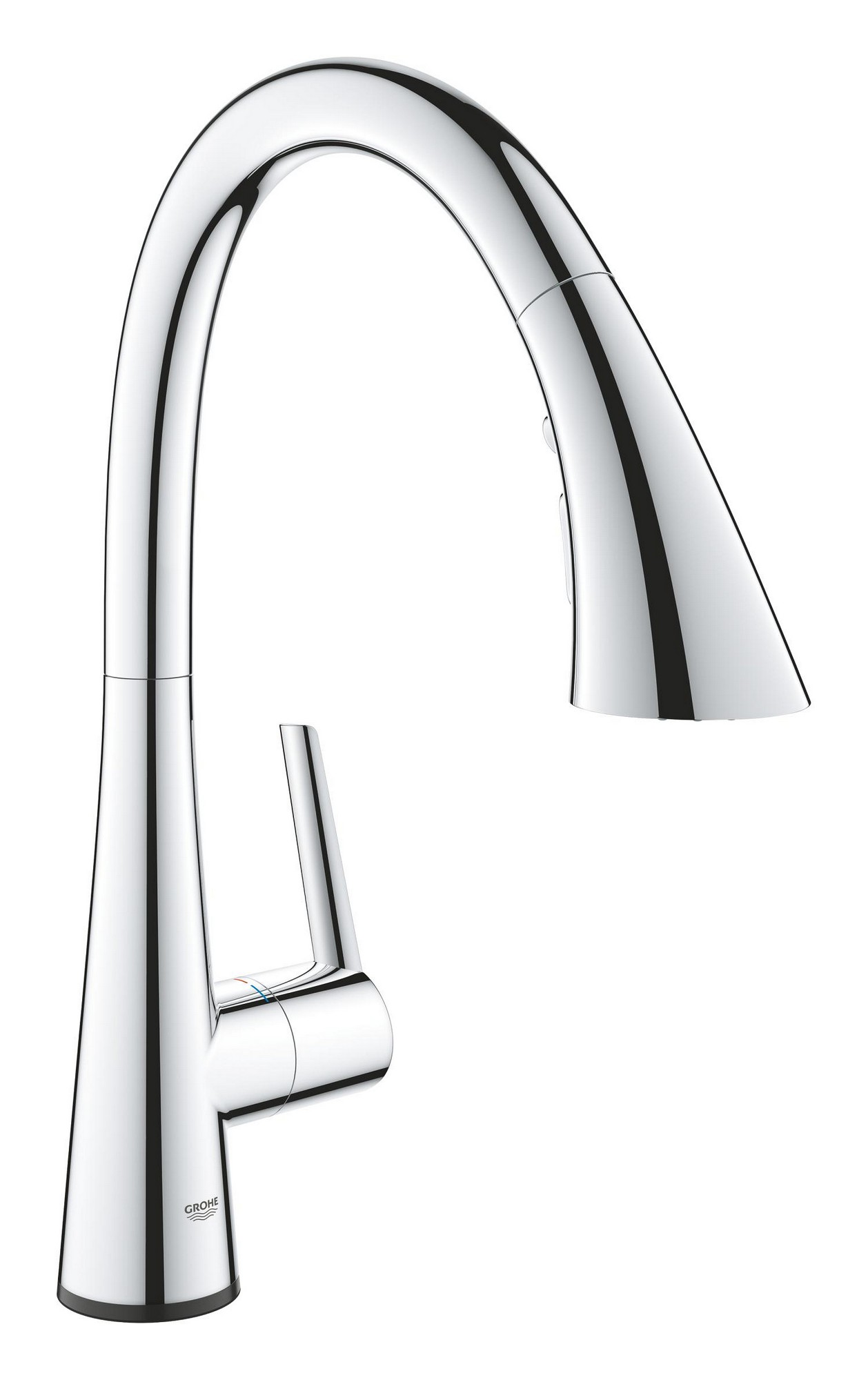 Baterie elektronická dřezová Grohe Zedra Touch chrom 30219002 GROHE