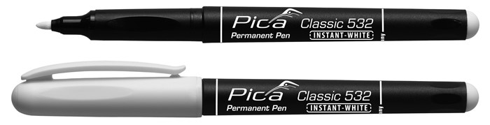 Značkovač permanentní Pica Classic 532 1–2 mm bílý Pica