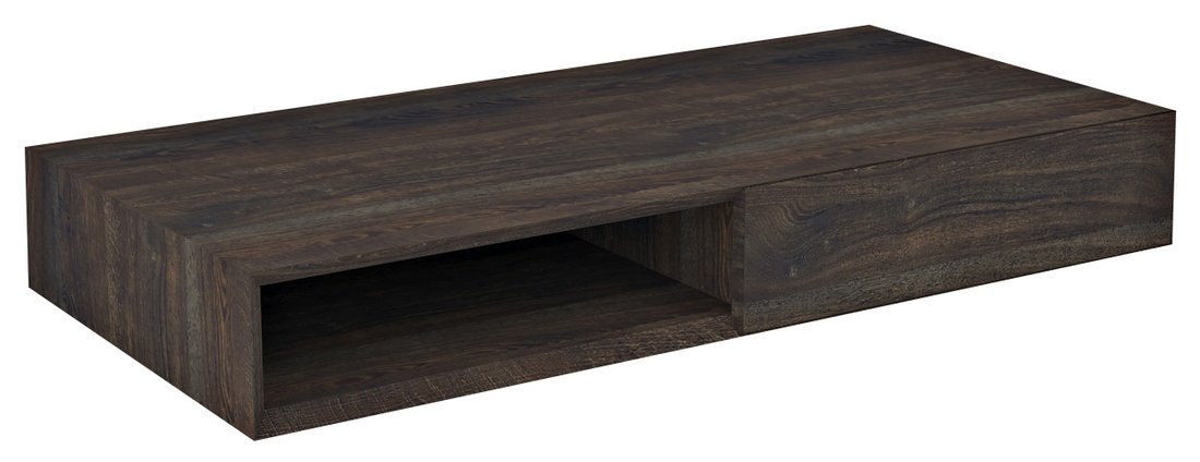 Skříňka umyvadlová 1 000×140×480 mm dub černý