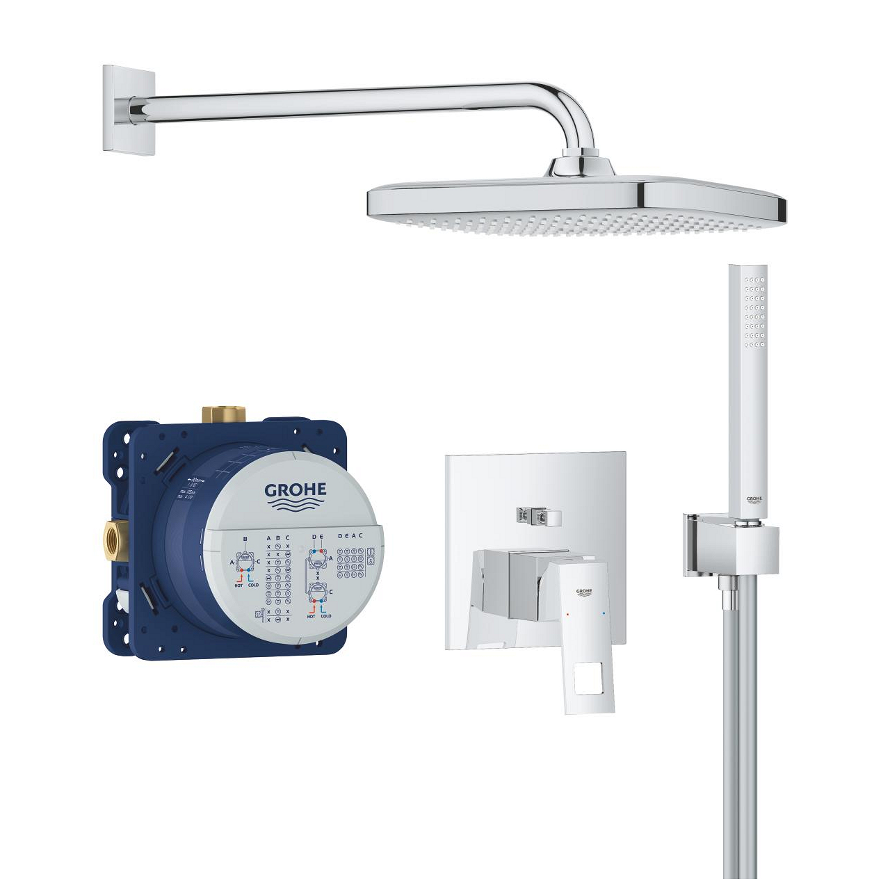 Systém sprchový Grohe Eurocube s s Tempesta 250 Cube 25289000 GROHE