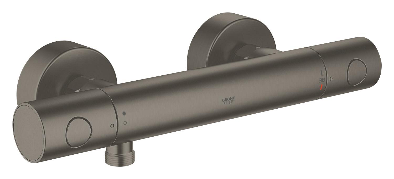 Baterie sprchová termostatická Grohe Grohtherm 1000 Cosmopolitan M 150 mm kartáčovaný Hard Graphite 34065AL2 GROHE