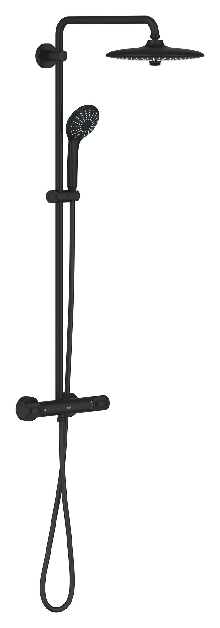 Systém sprchový termostatický Grohe Euphoria System 260 phantom black 27615KF2 GROHE