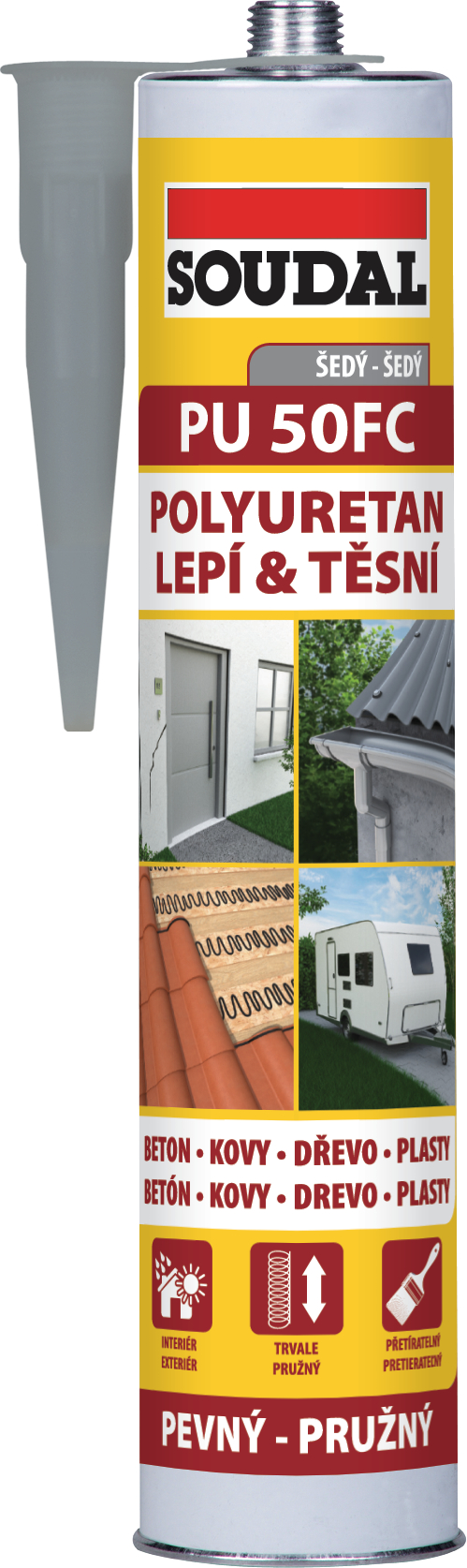 Tmel lepicí Soudal PU 50FC Soudal