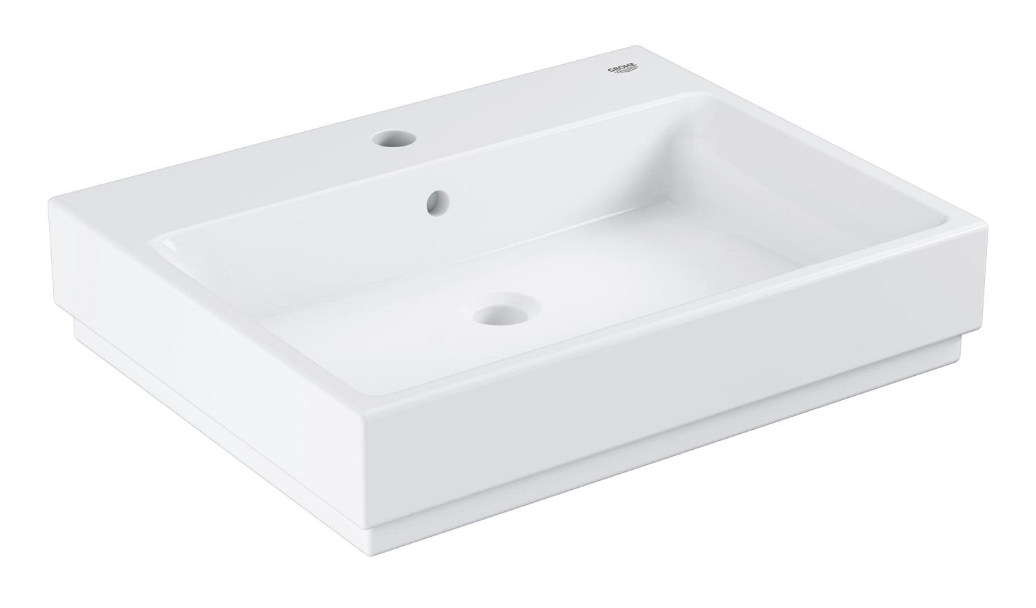 Umyvadlo na desku Grohe Cube Ceramic 600×490 mm s otvorem 3947700H GROHE