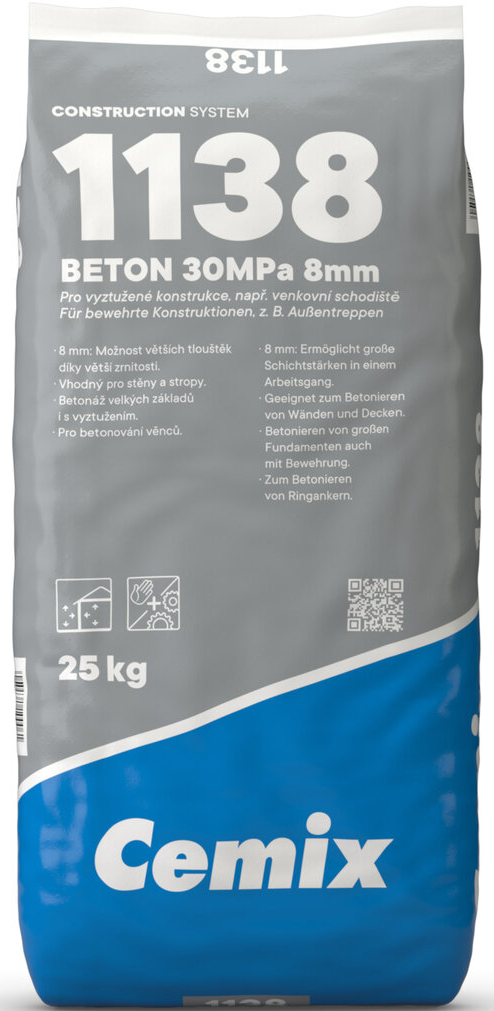 Beton C25/30 Cemix 1138 Cemix