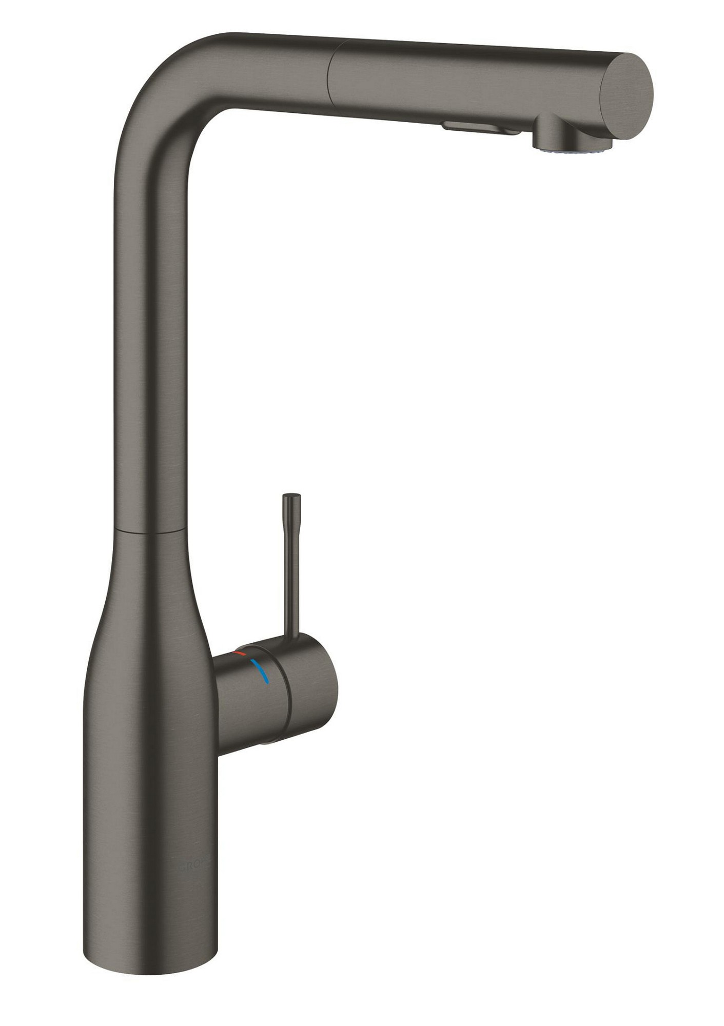 Baterie dřezová stojánková Grohe Essence kartáčovaný Hard Graphite 30270AL0 GROHE