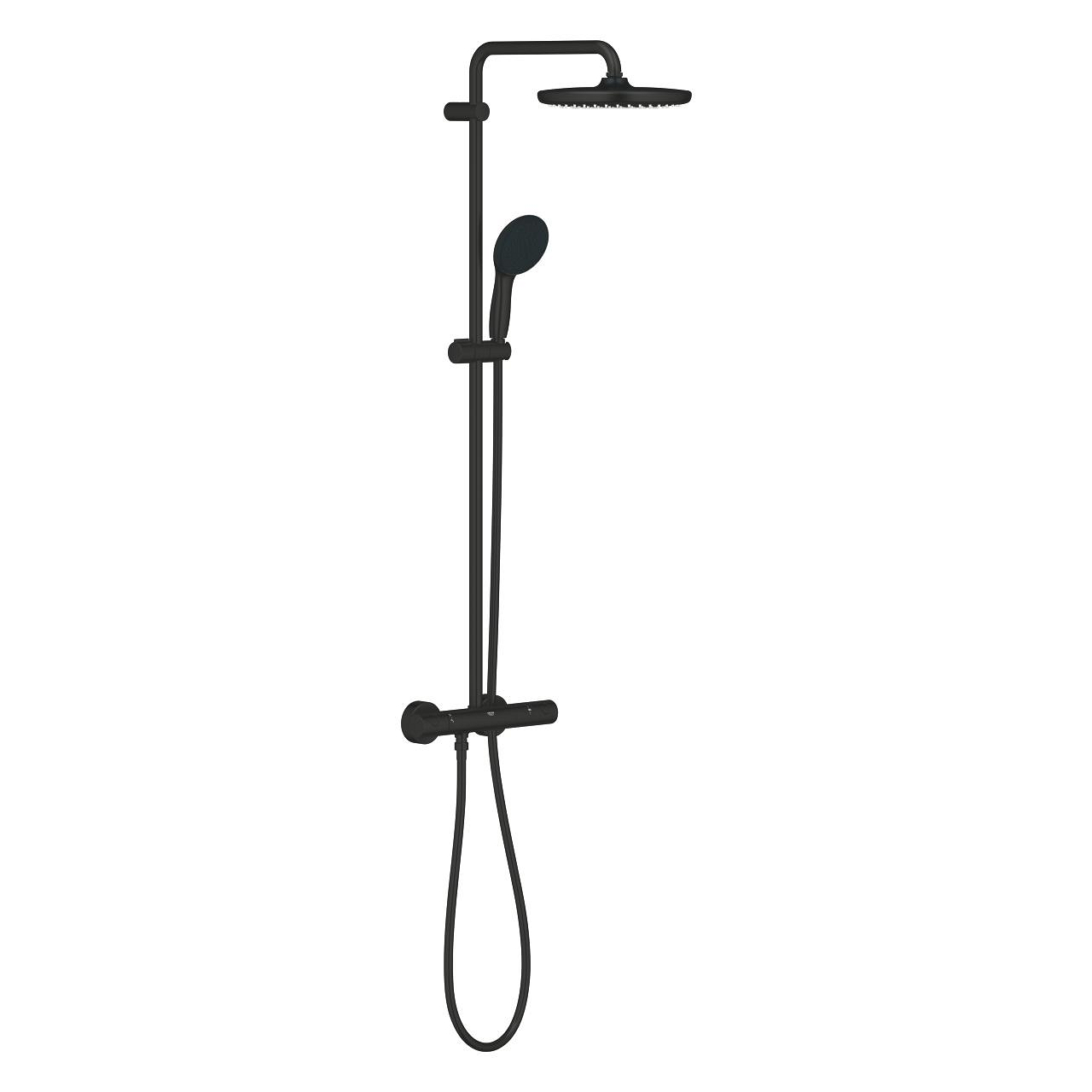 Systém sprchový termostatický Grohe Tempesta System 250 černá matná 266702431 GROHE