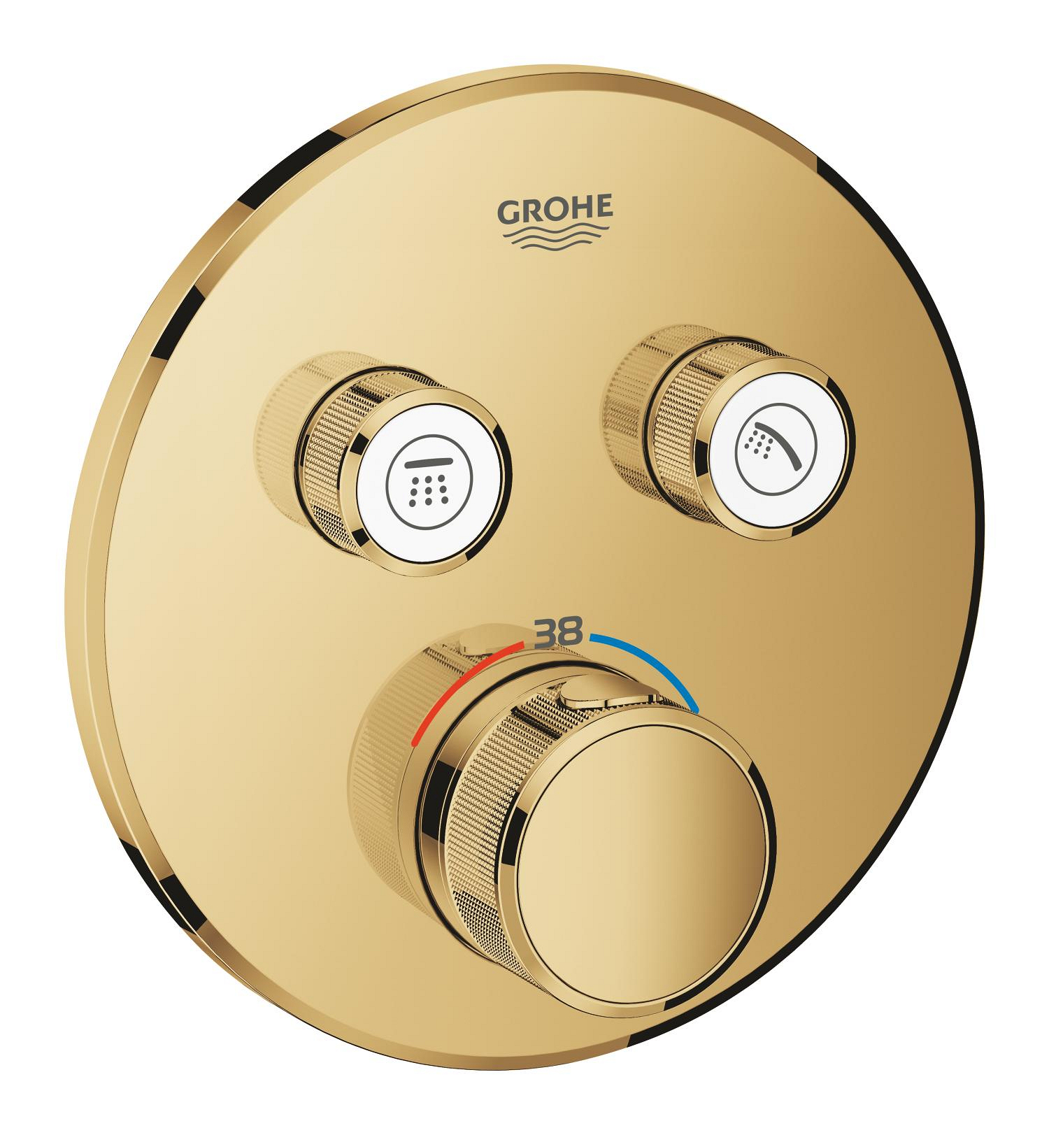 Díl nadomítkový Grohe Grohtherm SmartControl s 2 ventily Cool Sunrise 29119GL0 GROHE