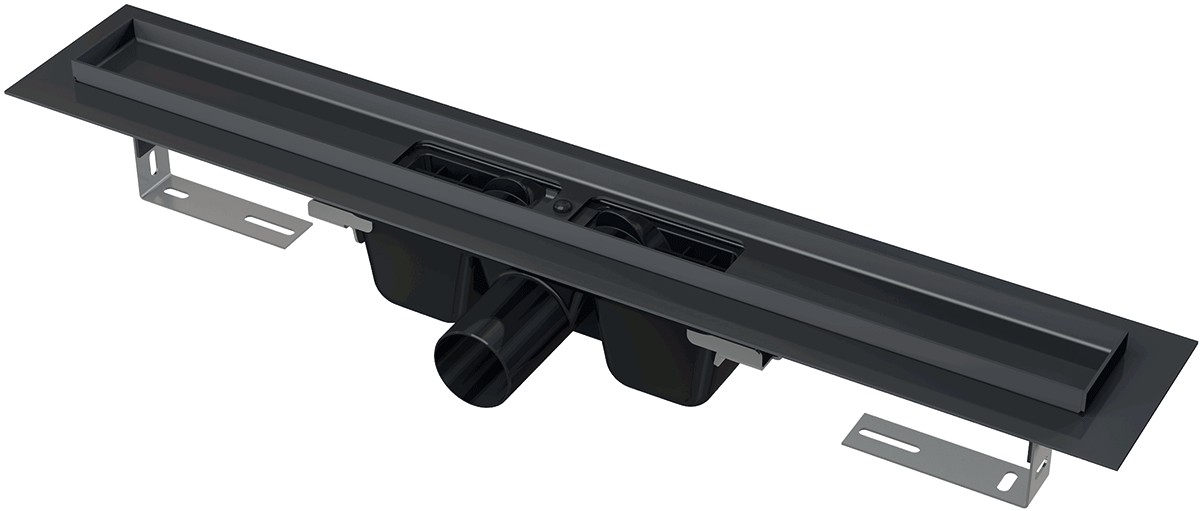 Žlab sprchový nerezový Alca APZ1BLACK-950 černý matný ALCADRAIN
