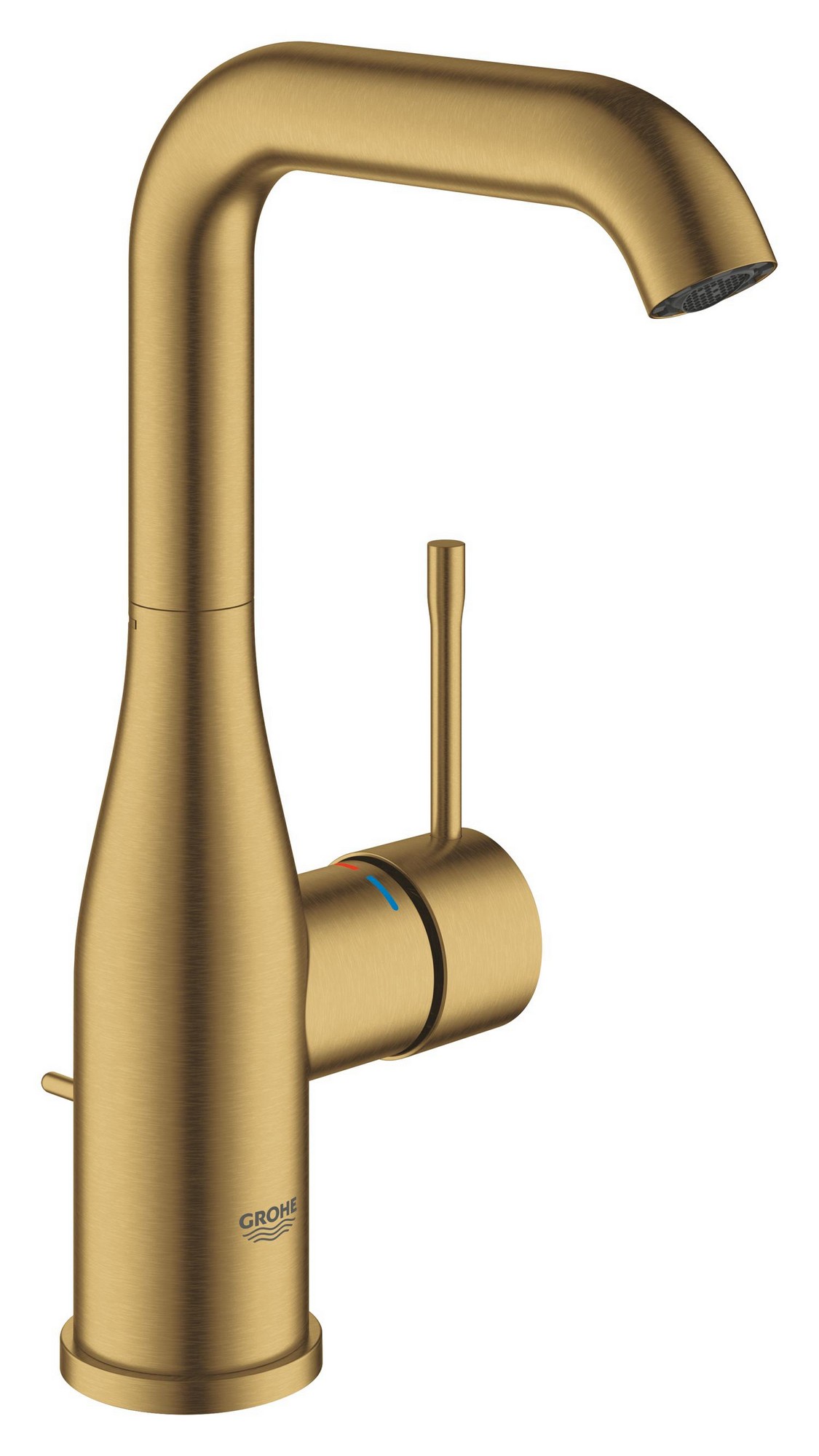 Baterie umyvadlová stojánková Grohe Essence velikost L kartáčovaný Cool Sunrise 32628GN1 GROHE