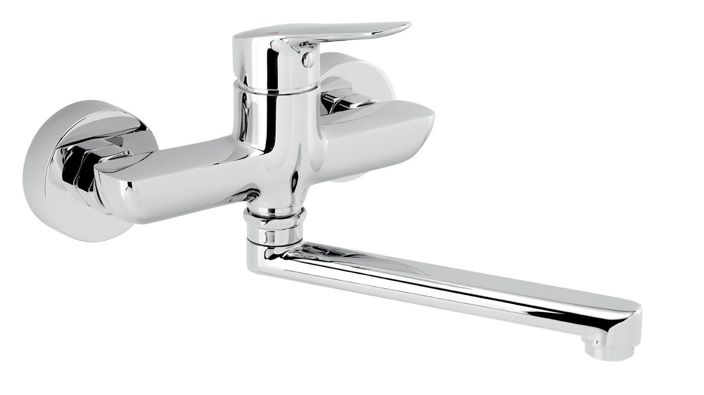 Baterie umyvadlová/dřezová nástěnná Novaservis Metalia ECO 54076