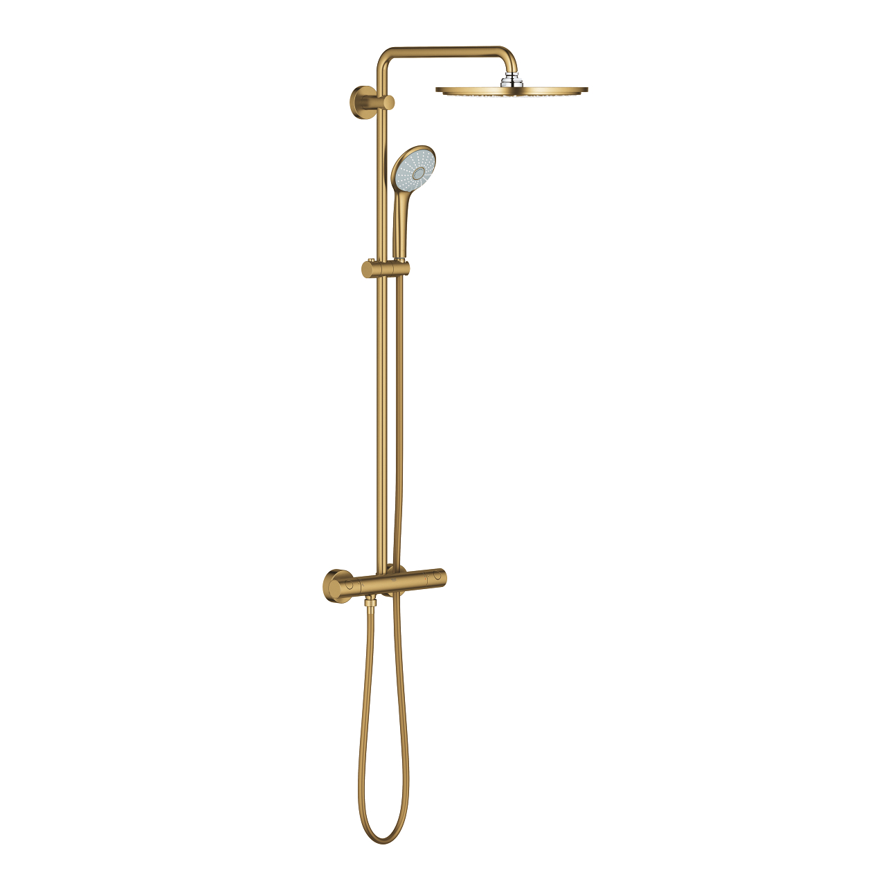 Systém sprchový termostatický Grohe Euphoria System 310 kartáčovaný Cool Sunrise 26075GN0 GROHE