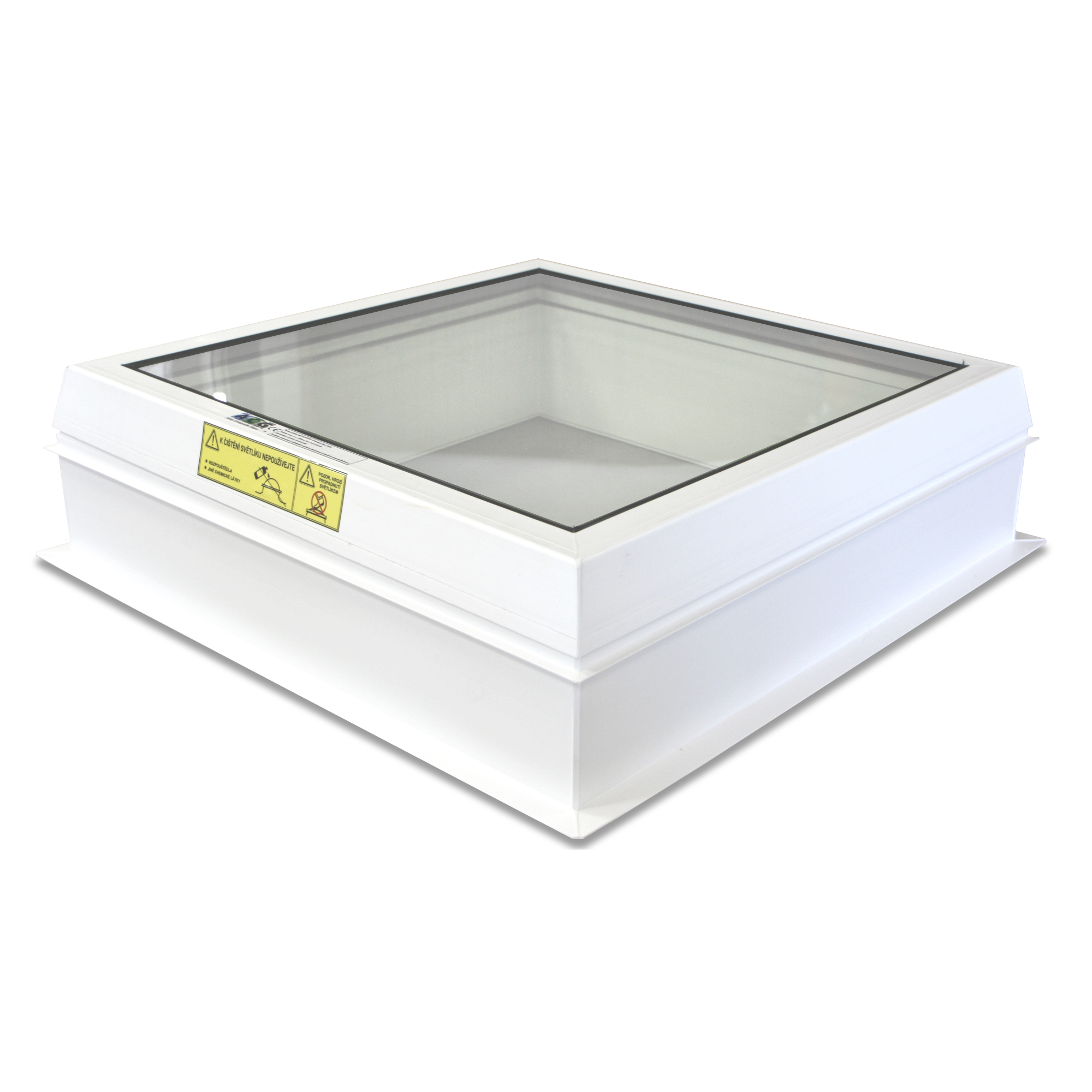 Světlík plochý fixní DEKLIGHT BOX ACG/FIX trojsklo manžeta 15 cm 60×60 cm DEK