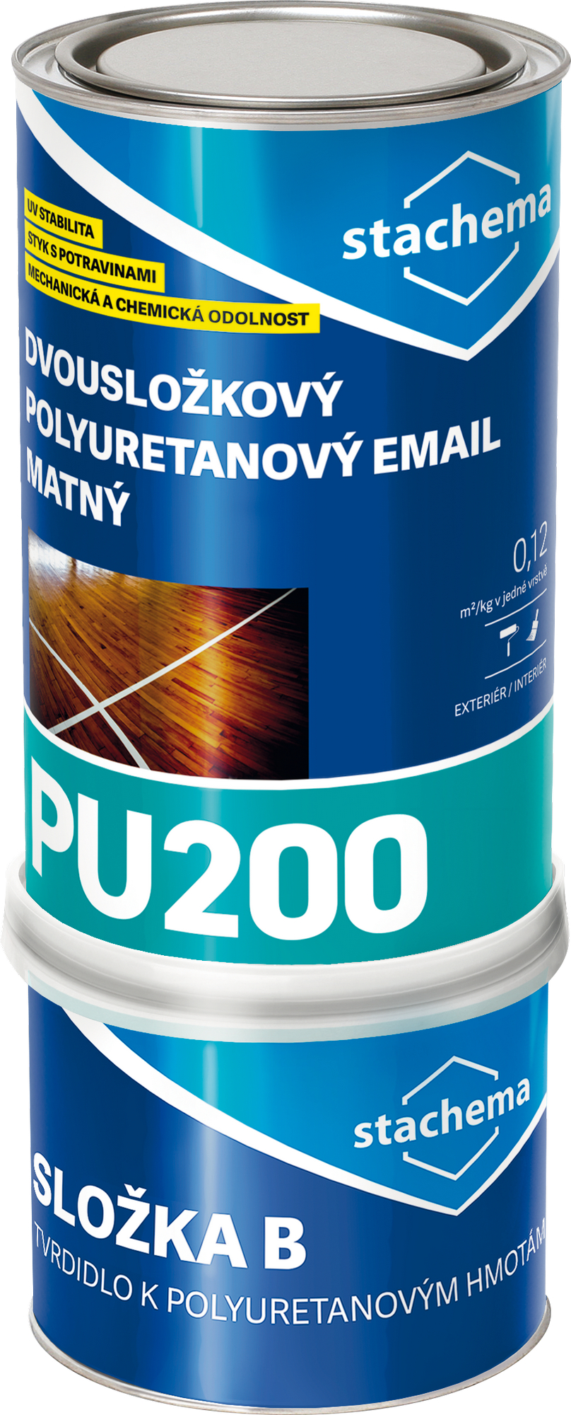 Email vrchní polyuretanový Stachema SINEPUR U 2055 matný 10 kg Stachema